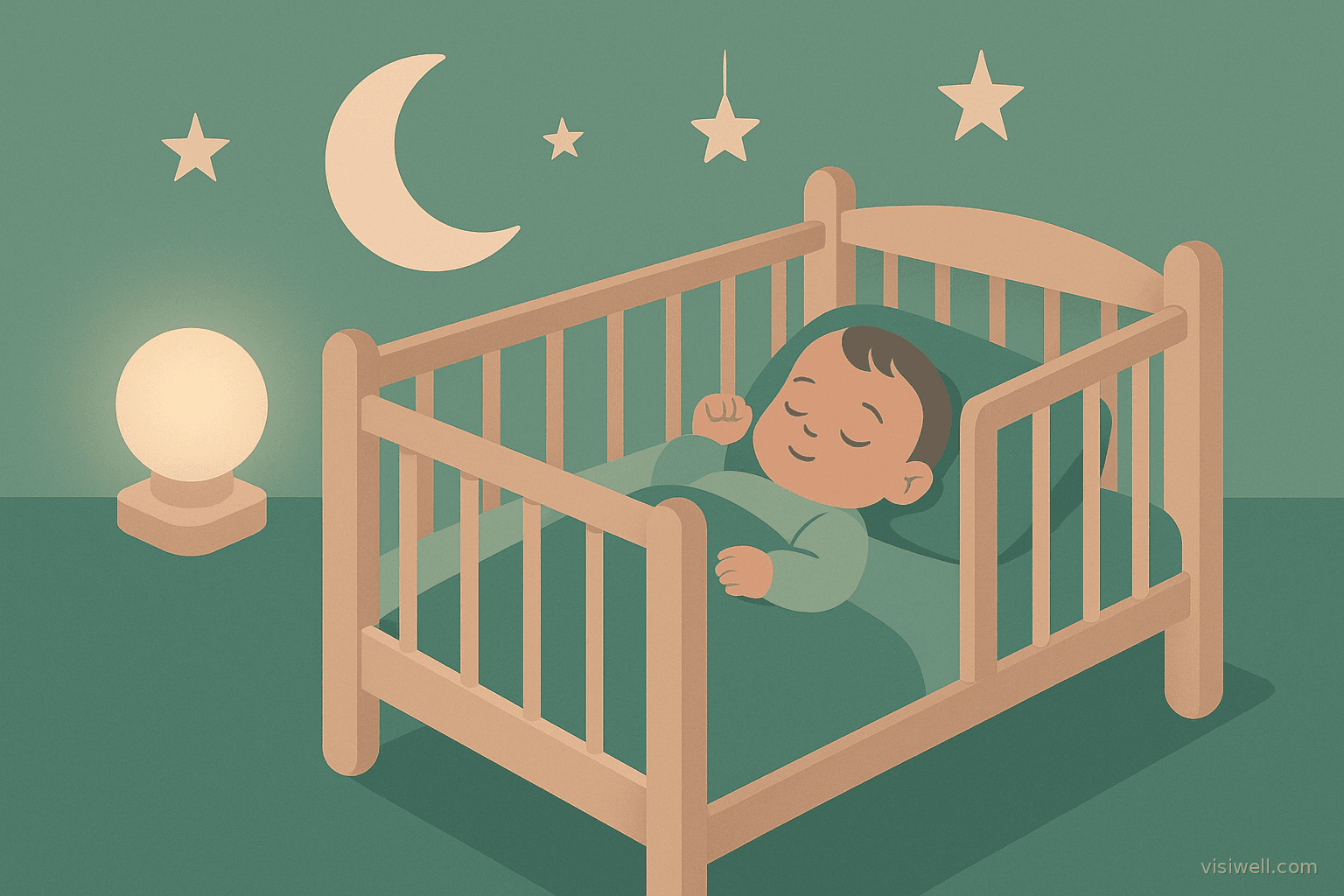 Illustration article : Comment aider mon bébé à faire ses nuits ?