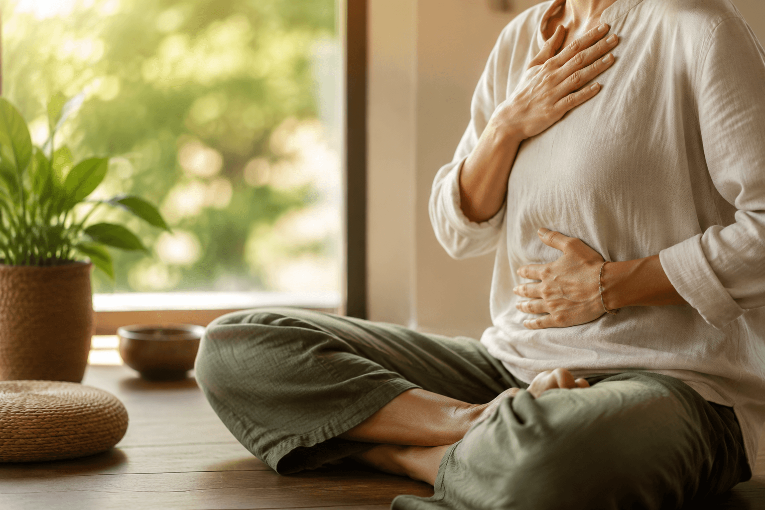 Illustration sereine évoquant les mécanismes physiologiques et psychologiques du stress