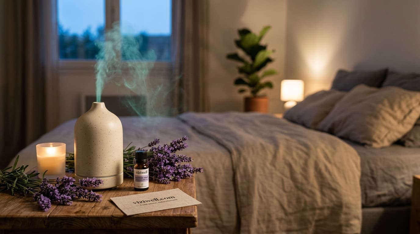 Illustration article : Aromathérapie et insomnie : ce que prouvent 27 études en 2025