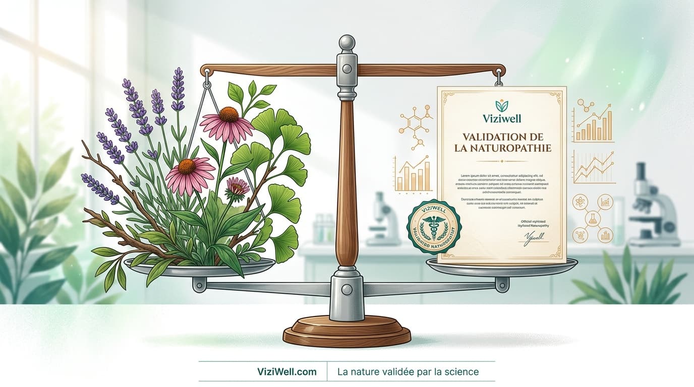 Illustration article : Revue des thérapies naturelles 2024 : évaluation des preuves en naturopathie