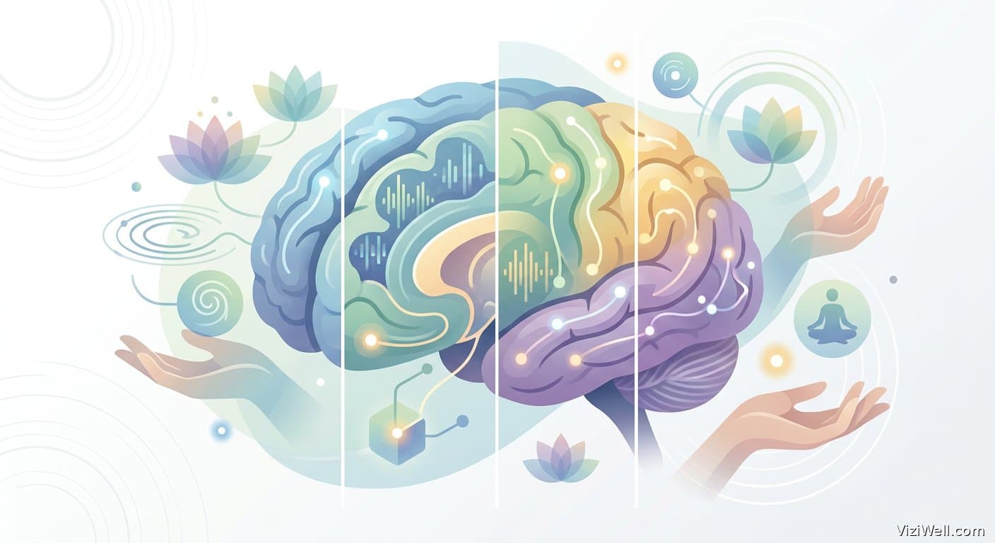Illustration article : La pleine conscience et le cerveau : revue des résultats IRM en MBSR