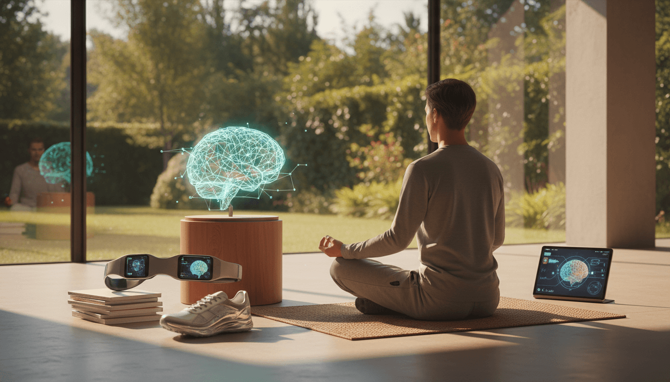 Illustration sereine évoquant : Neurosciences et Sport : La Science du Cerveau au Service de la Performance